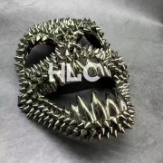 Steampunk Spiked Masks-Green