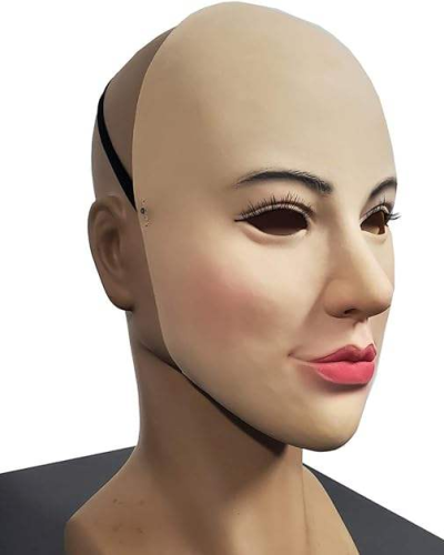 Realistic Female Latex Mask Fake Woman Mask
