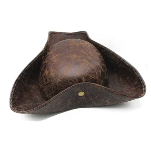 Vintage Style Pirate Tricorn Hat for Men & Women