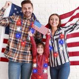 Light up Independence Day Necklaces