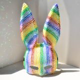 Bunny Half Mask Costume Accessory