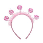 Pink Lollipop Headband For Themed Party