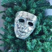 Fiesta Silver Mirror Face Party Masks