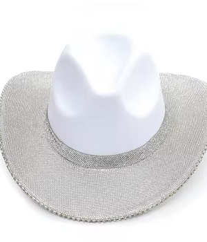 Rhinestone Cowgirl Hat with Diamond