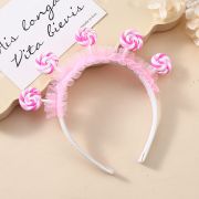 Candy Cane Headband Christmas Lollipop Headpiece