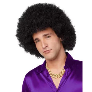 Black Afro Wig For Men