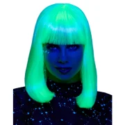 Glow In The Dark Wig, Black Rock Star Wig, Purple and Black Tempting Tresses Wig, Kids Wigs, M3GAN Wig with Bow, Napoleon Dynamite Wig