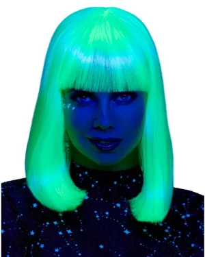 Glow In The Dark Wig For Festival Parties