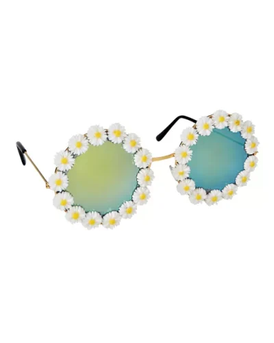 60s Daisy Flower Sunglasses For Festivals Events