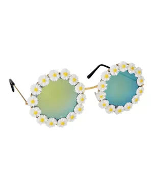 60s Daisy Flower Sunglasses For Festivals Events