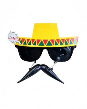 Mexico May Day Fiesta Word Sunglasses Sombrero Party Glasses
