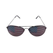American USA Flag Design Metal Frame Aviator Sunglasses
