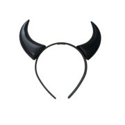 Devil Horns Light Up Headbands-Black