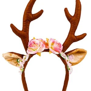 Rosy Reindeer Hairband